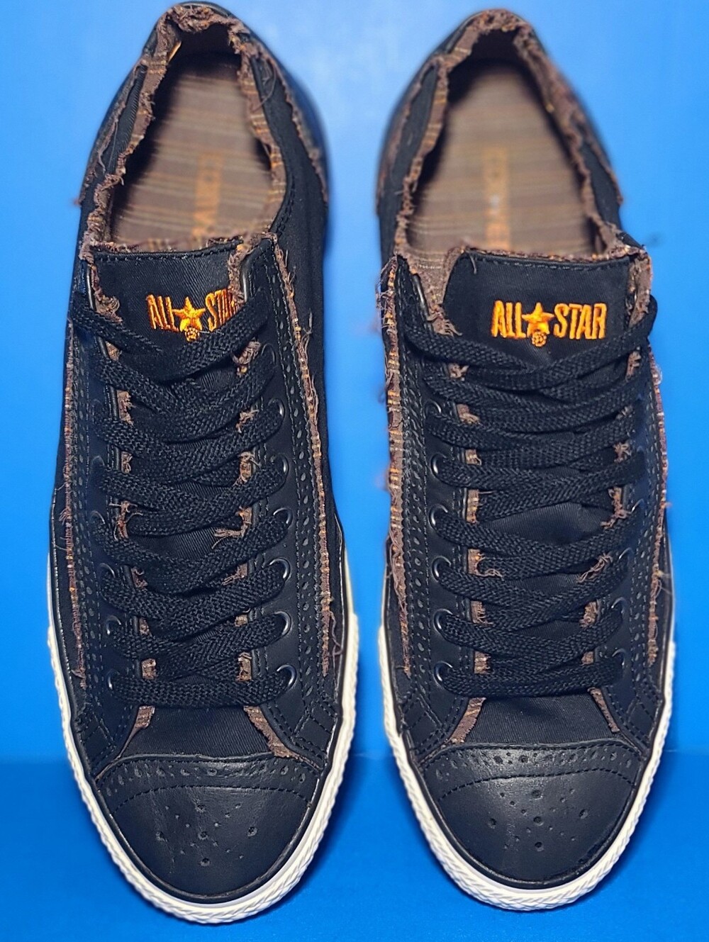 Converse Chuck Taylor All Star Limited Edition Mens Black distress Shoes Sz 10.5